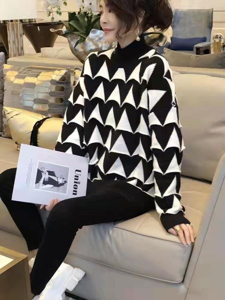 women's sweaters plaid sweater casual jumpers fashion long sleeve cotton clothing loose o-neck autumn winter pullovers houthion, White;black
women's sweaters plaid sweater casual jumpers fashion long sleeve cotton clothing loose o-neck autumn winter pullovers houthion, White;black