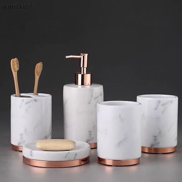 bath accessory set white marble bathroom mouthwash cup toothbrush holder lotion bottle soap dish ceramic 5pcs home el wash
bath accessory set white marble bathroom mouthwash cup toothbrush holder lotion bottle soap dish ceramic 5pcs home el wash