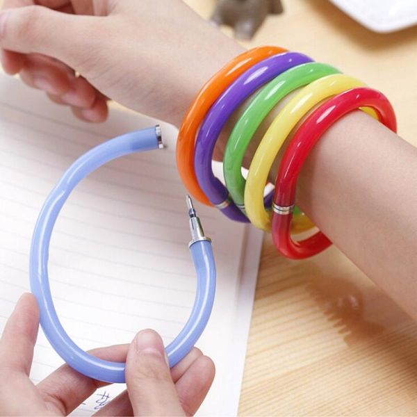 ballpoint pens 2pcs bracelet pen for writing creative novel students children stationery school office, Blue;orange
ballpoint pens 2pcs bracelet pen for writing creative novel students children stationery school office, Blue;orange