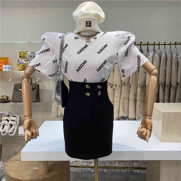 polos niche design whole-body letter with female wild shirt loose short printed top, White
polos niche design whole-body letter with female wild shirt loose short printed top, White