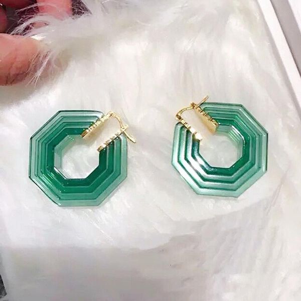 brand fashion party jewelry for women big hoop green plastic earrings round trendy design stud, Golden;silver
brand fashion party jewelry for women big hoop green plastic earrings round trendy design stud, Golden;silver