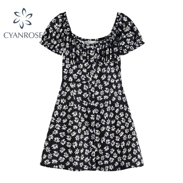 women's beach summer crop dress floral print square collar french mori girl mini vestidos mujer short sleeve a-line dresses 210515, Black;gray
women's beach summer crop dress floral print square collar french mori girl mini vestidos mujer short sleeve a-line dresses 210515, Black;gray