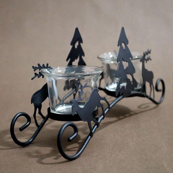 christmas tree candle holder iron deer carriage candlestick with 2 light glass wedding party home decoration holders
christmas tree candle holder iron deer carriage candlestick with 2 light glass wedding party home decoration holders