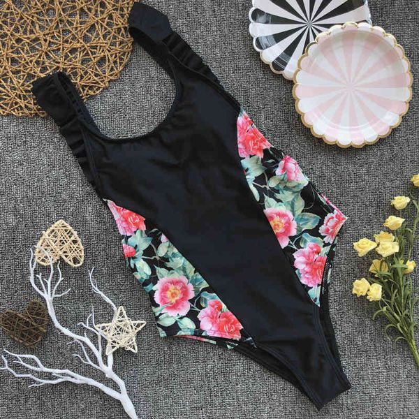women swimsuit one piece swimwear 3d flowers bathing suits ruffle flone beachwear solid swimsuits, White;black
women swimsuit one piece swimwear 3d flowers bathing suits ruffle flone beachwear solid swimsuits, White;black