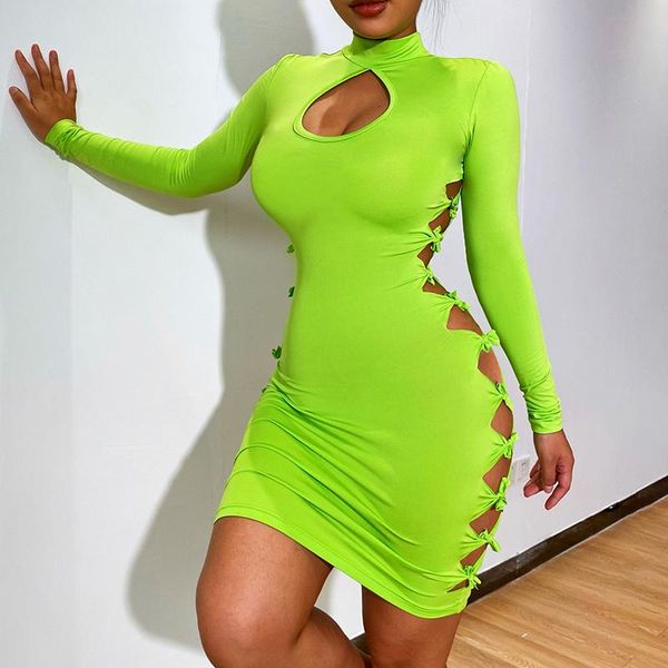casual dresses chronstyle front holes women dress club streetwear 2021 long sleeve side hollow out bodycon short pencil vestidos, Black;gray
casual dresses chronstyle front holes women dress club streetwear 2021 long sleeve side hollow out bodycon short pencil vestidos, Black;gray
