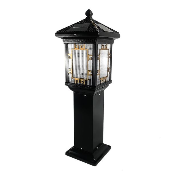 lawn landscape garden outdoor floor solar chinese lawn lamp