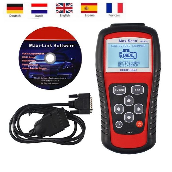 multi-languages diagnostic tool obd2/eobd auto code reader work for us&asian&european car scanner ms 509 tools
multi-languages diagnostic tool obd2/eobd auto code reader work for us&asian&european car scanner ms 509 tools