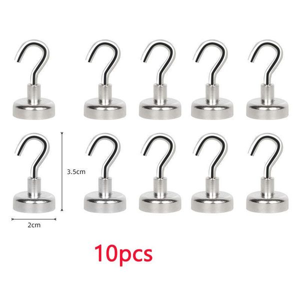 hooks & rails 4/6/10pcs powerful magnetic hook d16 d20 d25 wall-mounted hanger heavy magnet kitchen wardrobe household storage tools
hooks & rails 4/6/10pcs powerful magnetic hook d16 d20 d25 wall-mounted hanger heavy magnet kitchen wardrobe household storage tools