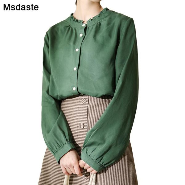 women's blouses & shirts 2021 japan korean style women long sleeve female cotton shirt spring sweet girl blouse fashion lady, White
women's blouses & shirts 2021 japan korean style women long sleeve female cotton shirt spring sweet girl blouse fashion lady, White