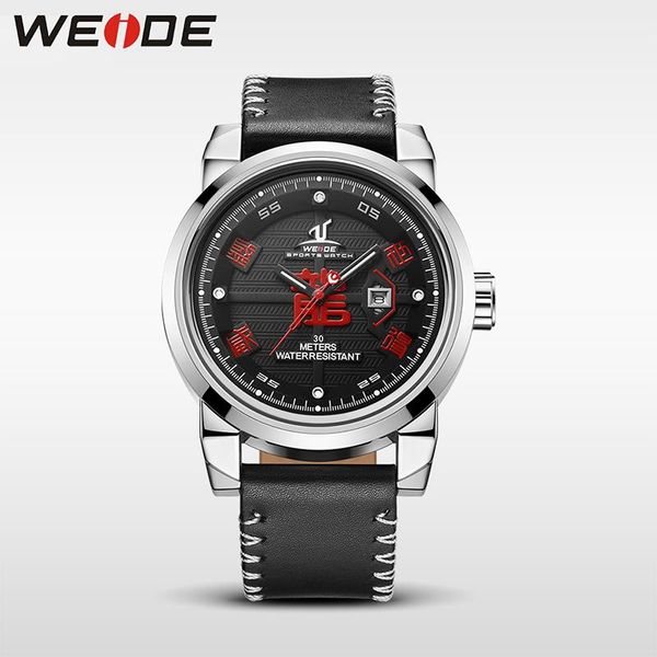 wristwatches weide watches for men quartz mens water resistant chinese style leather strap relogio masculino fashion, Slivery;brown
wristwatches weide watches for men quartz mens water resistant chinese style leather strap relogio masculino fashion, Slivery;brown
