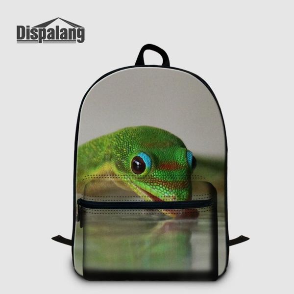 backpack dispalang 3d chameleon for lap14 inch animal lizard children's school bags student bookbag male rucksack travel
backpack dispalang 3d chameleon for lap14 inch animal lizard children's school bags student bookbag male rucksack travel
