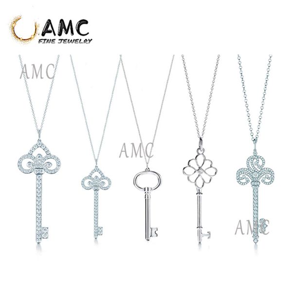 tf fashion statement necklaces supplies micro pave zircon pendant key necklace for women girl christmas gift jewelry wholesale, Silver
tf fashion statement necklaces supplies micro pave zircon pendant key necklace for women girl christmas gift jewelry wholesale, Silver