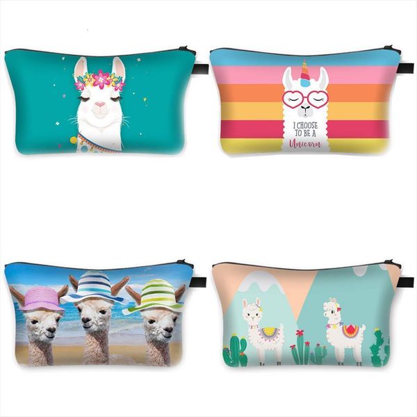 funny animal alpaca cosmetic bags case women fashion makeup ladies toiletry for travel organizer
funny animal alpaca cosmetic bags case women fashion makeup ladies toiletry for travel organizer