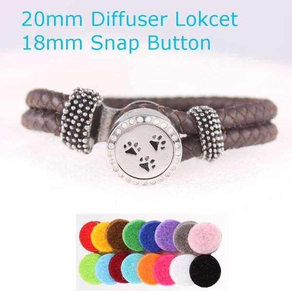 charm bracelets brown leather crystals puppy paws essential oil diffuser perfume locket snap button bracelet for pads, Golden;silver
charm bracelets brown leather crystals puppy paws essential oil diffuser perfume locket snap button bracelet for pads, Golden;silver