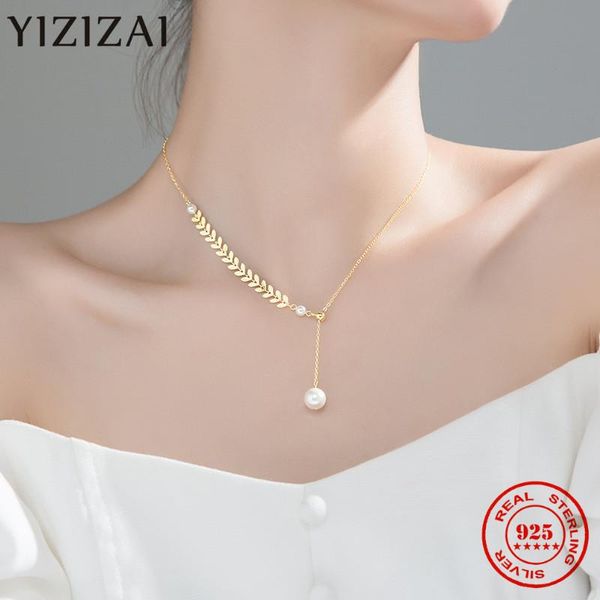 chains yizizai real 925 sterling silver creative leaf charm choker necklace pearl pendant birthday jewelry for women
chains yizizai real 925 sterling silver creative leaf charm choker necklace pearl pendant birthday jewelry for women