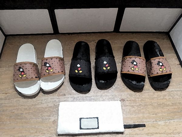 2021 men sandals slippers embroidery designers slides women sandal floral brocade flip flops striped beach leather rubber flower slipper loa, Black
2021 men sandals slippers embroidery designers slides women sandal floral brocade flip flops striped beach leather rubber flower slipper loa, Black