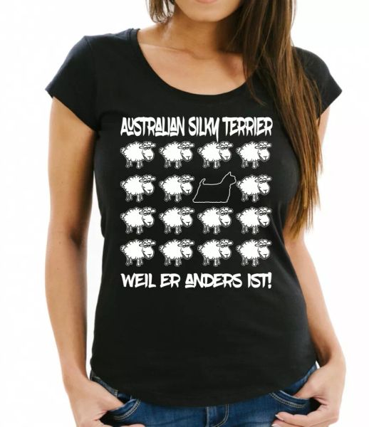 Australian Silky Terrier Ladies T-Shirt Black Sheep Women Dog Dogs Fashion, Mainly pictures
Australian Silky Terrier Ladies T-Shirt Black Sheep Women Dog Dogs Fashion, Mainly pictures