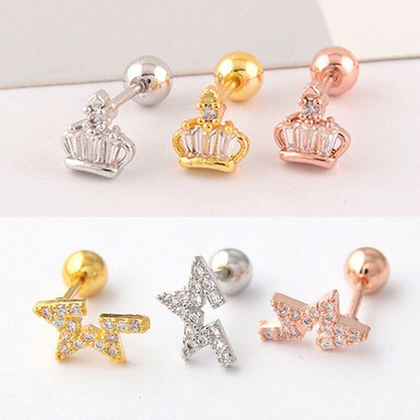 women girl pineapple rhinestone crystal ear stud fashion personality tragus cartilage earrings piercing jewelry decor, Golden
women girl pineapple rhinestone crystal ear stud fashion personality tragus cartilage earrings piercing jewelry decor, Golden