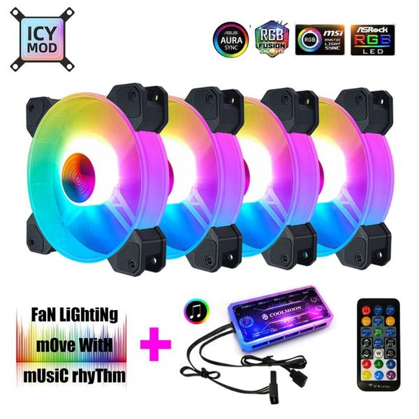 coolmoon 12cm rgb fan 120mm a-rgb 5v music rhythm controller chassis aura sync water cooler custom for mod quiet fans & coolings
coolmoon 12cm rgb fan 120mm a-rgb 5v music rhythm controller chassis aura sync water cooler custom for mod quiet fans & coolings