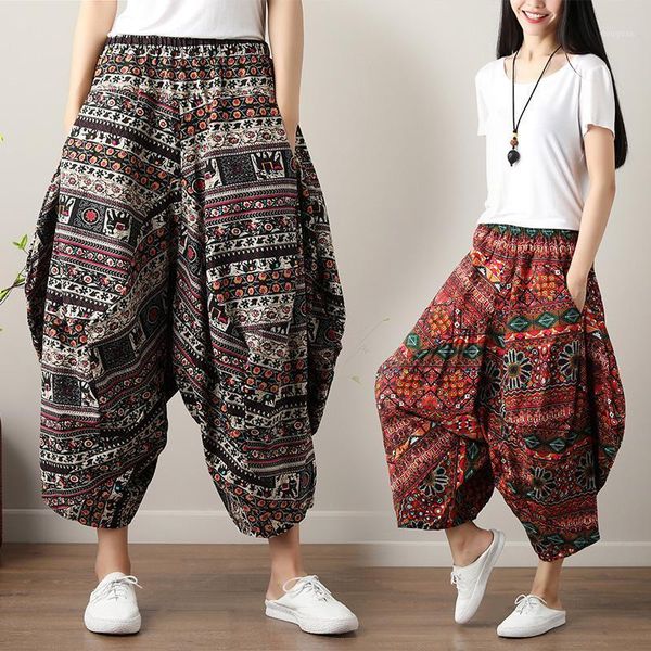 women's pants & capris women boho loose cotton linen irregular bloomers oversize elastic waist casual pockets plus size, Black;white
women's pants & capris women boho loose cotton linen irregular bloomers oversize elastic waist casual pockets plus size, Black;white