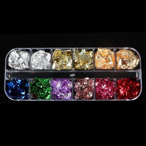nail art decorations 12 grids/set gold foil sequins diy design tiny slices decoration acrylic beauty polymer clay sticker accessor, Silver;gold
nail art decorations 12 grids/set gold foil sequins diy design tiny slices decoration acrylic beauty polymer clay sticker accessor, Silver;gold