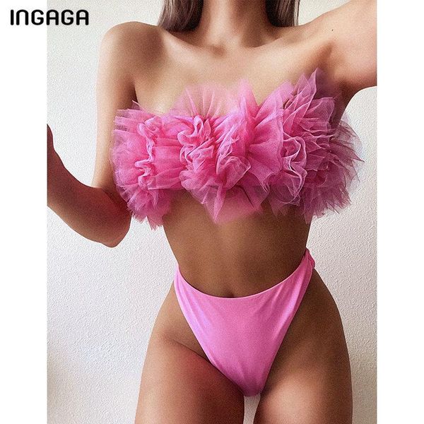 lace ruffle bikinis 2021 swimsuits high waist swimwear women bandeau biquini bathing suit cut beachwear women's, White;black
lace ruffle bikinis 2021 swimsuits high waist swimwear women bandeau biquini bathing suit cut beachwear women's, White;black