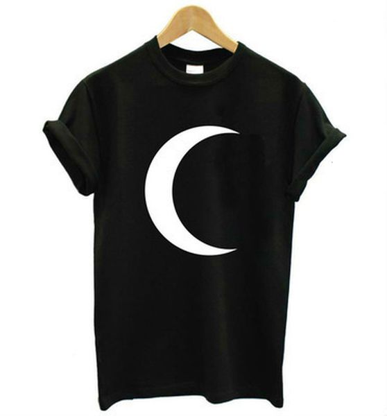women's t-shirt moon print t short sleeve o neck loose tshirt summer tee camisetas mujer qius, White
women's t-shirt moon print t short sleeve o neck loose tshirt summer tee camisetas mujer qius, White