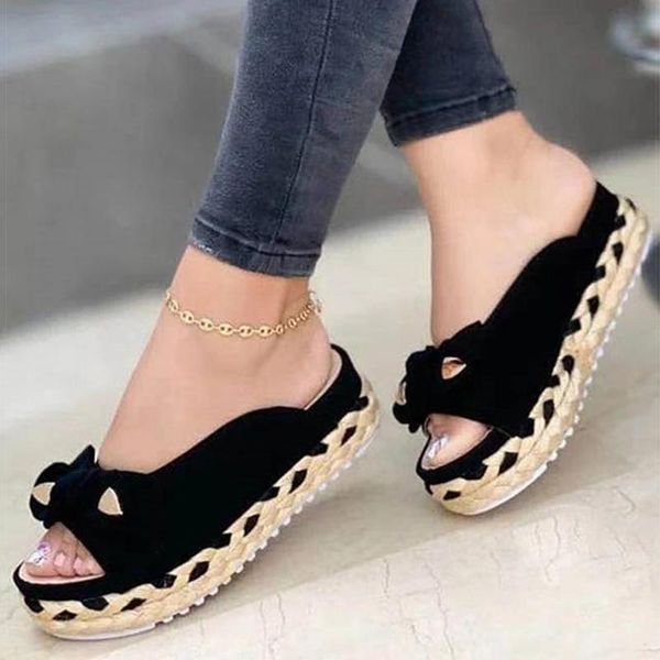 sandals women sweet wedge heels for summer shoes straw platform sandalias wedges slippers, Black
sandals women sweet wedge heels for summer shoes straw platform sandalias wedges slippers, Black