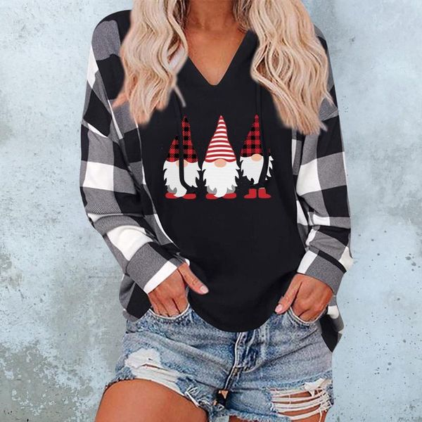 women's hoodies & sweatshirts christmas sweatshirt casual pullover crewneck long sleeve plain hooded loose jumper with pocket, Black
women's hoodies & sweatshirts christmas sweatshirt casual pullover crewneck long sleeve plain hooded loose jumper with pocket, Black