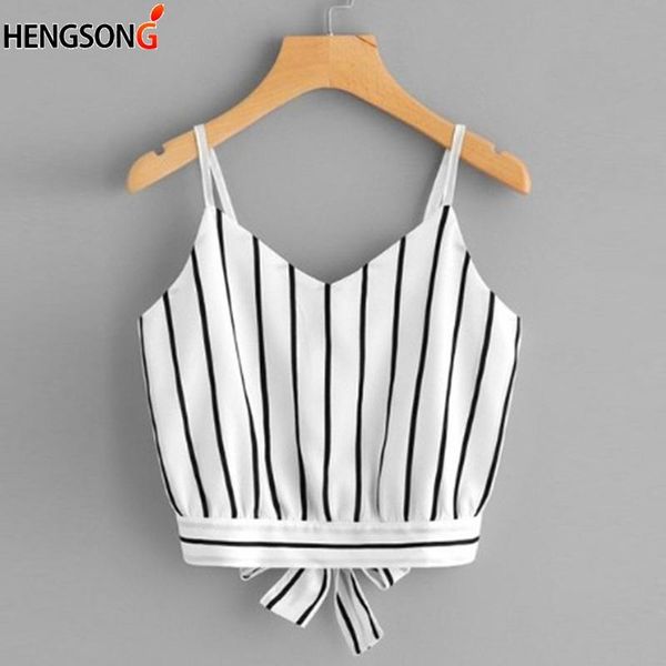 striped split women camis tie back crop cami casual spaghetti strap bow vest summer knot beach women's tanks, White
striped split women camis tie back crop cami casual spaghetti strap bow vest summer knot beach women's tanks, White