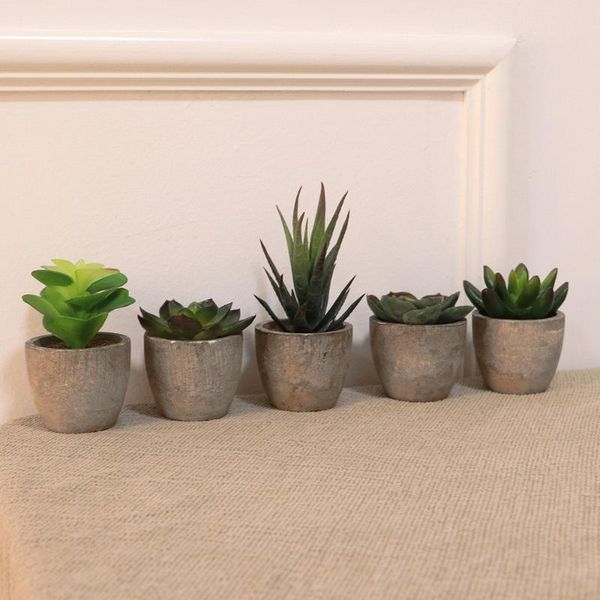 decorative flowers & wreaths 5 pcs artificial succulents fake potted retro creative mini bonsai decor simulation plants for office
decorative flowers & wreaths 5 pcs artificial succulents fake potted retro creative mini bonsai decor simulation plants for office