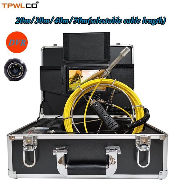 20-50m cable 7inch color screen underwater pipeline camera video system with dvr 4500ma battery 17mm waterproof sewer ip cameras
20-50m cable 7inch color screen underwater pipeline camera video system with dvr 4500ma battery 17mm waterproof sewer ip cameras