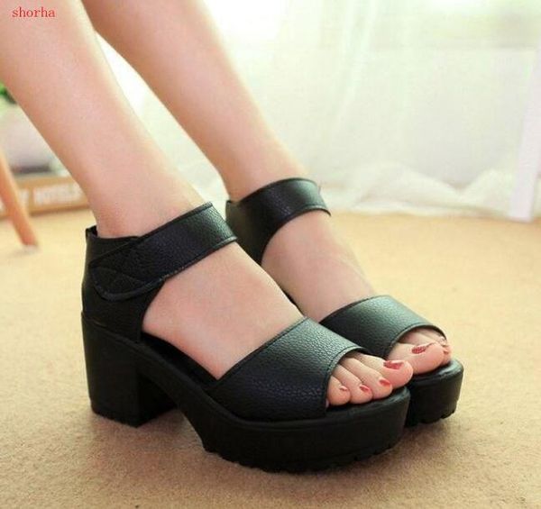 fashion black open toe high heel sandals thick hasp beautiful platform shoes women
fashion black open toe high heel sandals thick hasp beautiful platform shoes women