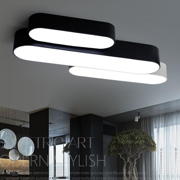 ceiling lights led light simple engineering modern office black and white rectangular living room personality
ceiling lights led light simple engineering modern office black and white rectangular living room personality