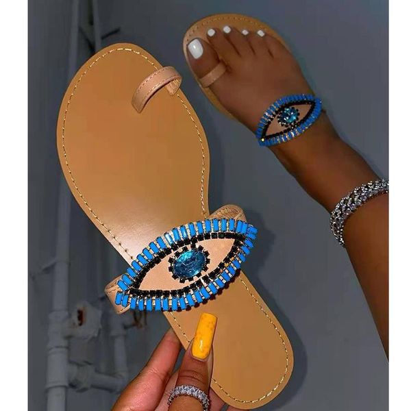 slippers factory wholesale comfortable and versatile ladies sandals round toe flat female eyes large rhinestone gems cartoon, Black
slippers factory wholesale comfortable and versatile ladies sandals round toe flat female eyes large rhinestone gems cartoon, Black