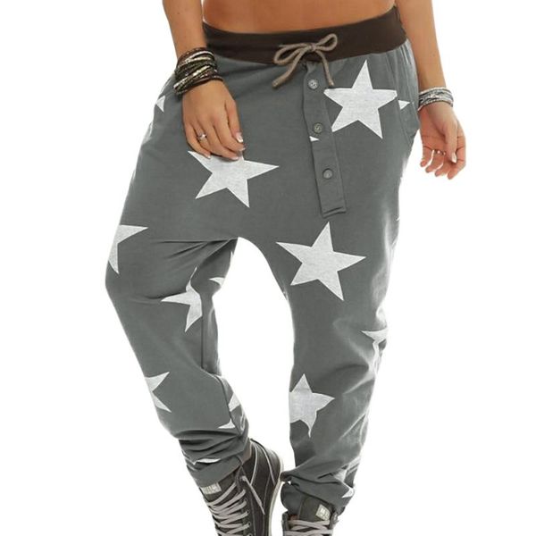 women's pants & capris damen hose casual sweatpants jogginghose start print mid waist 2021 harem loose long female trousers, Black;white
women's pants & capris damen hose casual sweatpants jogginghose start print mid waist 2021 harem loose long female trousers, Black;white