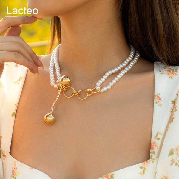 pendant necklaces lacteo bohemian imitation pearls geometric shape round circle necklace for women steampunk u choker, Silver
pendant necklaces lacteo bohemian imitation pearls geometric shape round circle necklace for women steampunk u choker, Silver