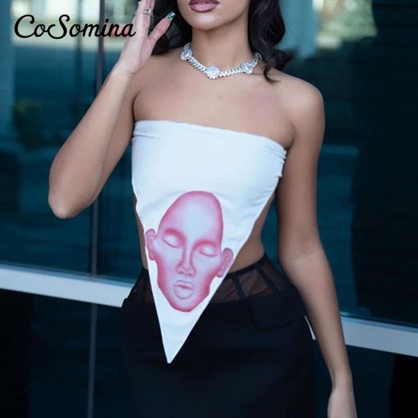 cosomina character print summer women sleeveless slash neck female casual high street fashion party ladies women's tanks & camis, White
cosomina character print summer women sleeveless slash neck female casual high street fashion party ladies women's tanks & camis, White