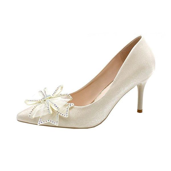 korean fashion women's shoes wedding bow thin high heels stiletto shallow pointed head side empty party dress, Black
korean fashion women's shoes wedding bow thin high heels stiletto shallow pointed head side empty party dress, Black