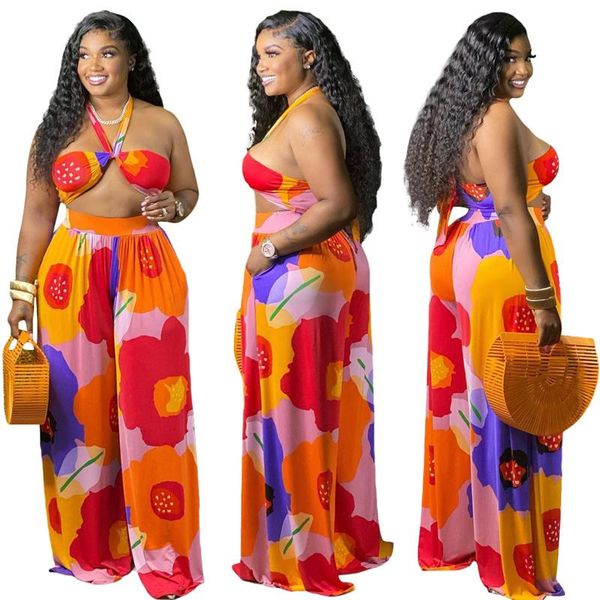 plus size tracksuits women clothing sets 4xl fashion chest wrap hang a neck casual 2 piece summer wholesale drop, Black
plus size tracksuits women clothing sets 4xl fashion chest wrap hang a neck casual 2 piece summer wholesale drop, Black