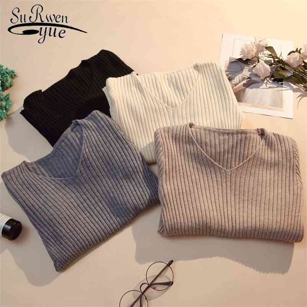 v-neck cotton sweater women autumn slim long sleeve korean all-match loose office lady bottoming pullover 10646 210510, White;black
v-neck cotton sweater women autumn slim long sleeve korean all-match loose office lady bottoming pullover 10646 210510, White;black