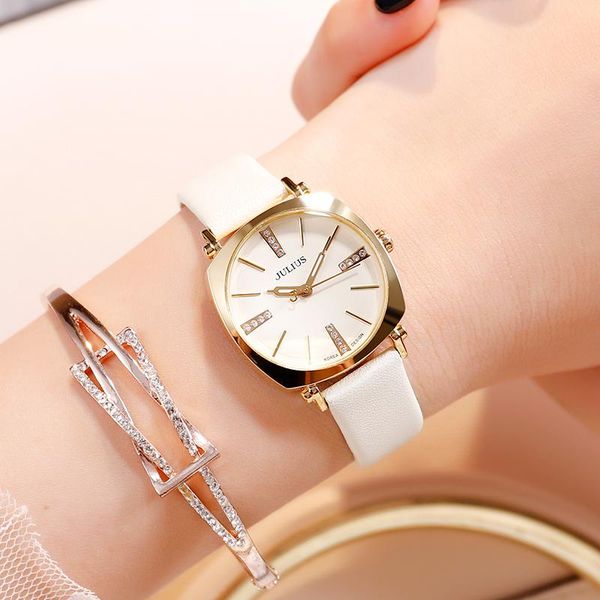 wristwatches julius watch for women ladies female leather strap quartz clock tonneau dial fashion luxury lovers water resistant gift, Slivery;brown
wristwatches julius watch for women ladies female leather strap quartz clock tonneau dial fashion luxury lovers water resistant gift, Slivery;brown