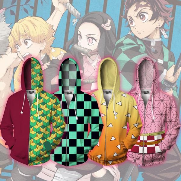 men's hoodies & sweatshirts kimetsu no yaiba hooded cardigan 3d digital printing sweater graphic customization factory direct supply, Black
men's hoodies & sweatshirts kimetsu no yaiba hooded cardigan 3d digital printing sweater graphic customization factory direct supply, Black