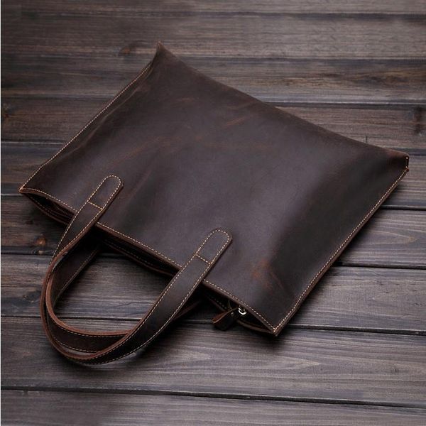 briefcases crazy horse leather vintage men bag korean style handbag genuine 14" business briefcase
briefcases crazy horse leather vintage men bag korean style handbag genuine 14" business briefcase