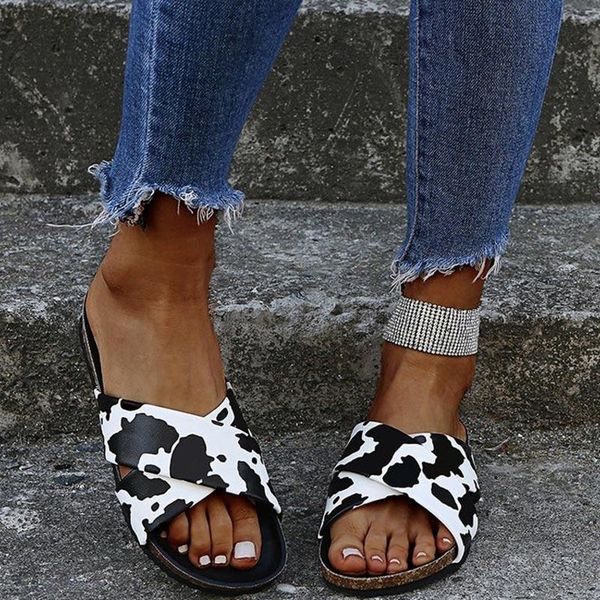 summer women's slippers pu leather ladies soft bottom indoor flat shoes female cross tied shoe woman mixed color beach, Black
summer women's slippers pu leather ladies soft bottom indoor flat shoes female cross tied shoe woman mixed color beach, Black
