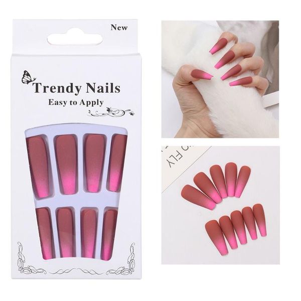 false nails beauty artificial long paragraph ballerina gradient colorful fake nail rose red matte t-shaped, Red;gold
false nails beauty artificial long paragraph ballerina gradient colorful fake nail rose red matte t-shaped, Red;gold