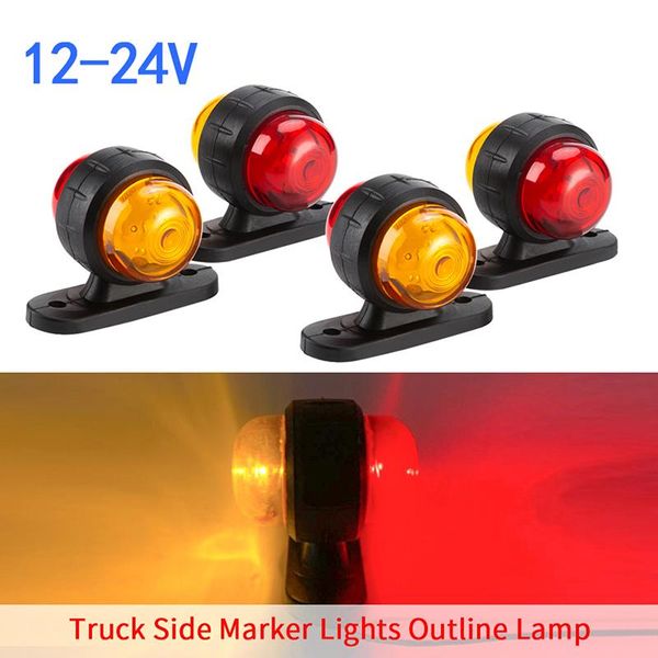 2pcs car truck trailer led red amber corner side marker light turn signal clearance indicator lamp lorry caravans van bus 12v headlights
2pcs car truck trailer led red amber corner side marker light turn signal clearance indicator lamp lorry caravans van bus 12v headlights