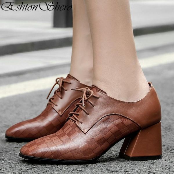 eshtonshero women's shoes woman pumps cow block heels summer pointed toe solid classic brown ladies wedding size 3-8 dress, Black
eshtonshero women's shoes woman pumps cow block heels summer pointed toe solid classic brown ladies wedding size 3-8 dress, Black