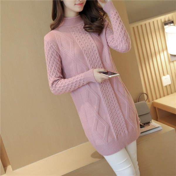 thick warm turtleneck winter women sweater and pullovers knit long sleeve jumper ns4339, White;black
thick warm turtleneck winter women sweater and pullovers knit long sleeve jumper ns4339, White;black