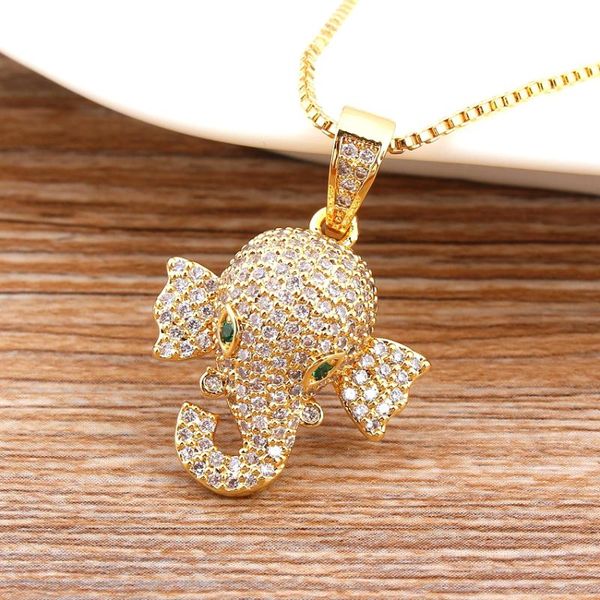 pendant necklaces 2021 cute copper cz elephant gold color cubic zircon lucky animal jewelry party birthday christmas gifts, Silver
pendant necklaces 2021 cute copper cz elephant gold color cubic zircon lucky animal jewelry party birthday christmas gifts, Silver